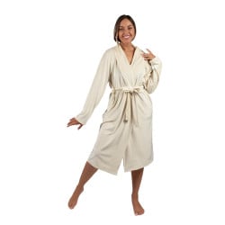 Kopalni plašč Svilanit Cozy, Cream
