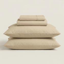 Bombažna posteljnina Svilanit Bamboo Exclusive, bež