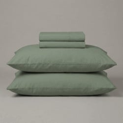 Bombažna posteljnina Svilanit Bamboo Exclusive, zelena