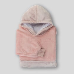 Hoodie odeja Svilanit Rose Blis + Darilo: nogavice