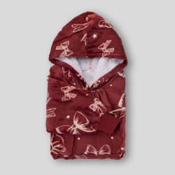 Hoodie odeja Svilanit Bow + Darilo: nogavice