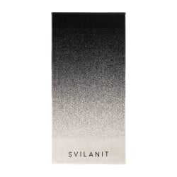 Plažna brisača Svilanit Ombre Antrazit, 80 x 160 cm