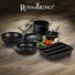 Vok Rosmarino Roma spada v rang premium posode in poskrbi za pravi mednarodni kuharski utrip v vaši kuhinji. Vok je zaradi svoje specifične oblike priljubljen zaradi raznolike priprave jedi: od čilija, rižot, razilčnih mesnih in ribjih jedi, pa vse do drugačnih mednarodnih dobrot. Neoprijemljiv premaz v videzu vulkanskega kamna omogoča naraven način kuhanja, z malo maščobami. Linija posode temelji na večslojni sestavi, s čimer je zagotovljena dolga življenjska doba ter visoka stopnja odpornosti in vzdržljivosti posode