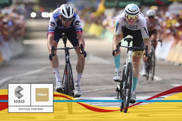 Vitapur čestita! Naš partner Bahrain Victorious na Tour de France z odličnimi rezultati