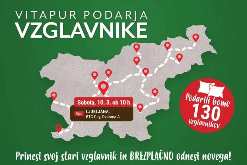 Vitapur začenja svojo pot do zdravega spanca v Ljubljani!