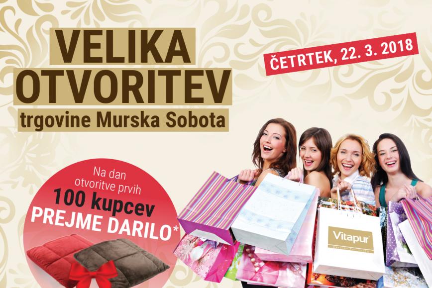 Otvoritev nove trgovine Vitapur Murska Sobota