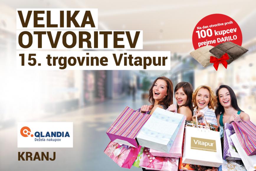 Otvoritev 15. trgovine Vitapur v Kranju