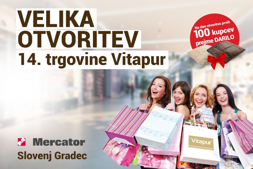 Otvoritev 14. trgovine Vitapur v Slovenj Gradcu