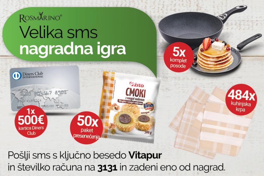 Velika sms nagradna igra Rosmarino