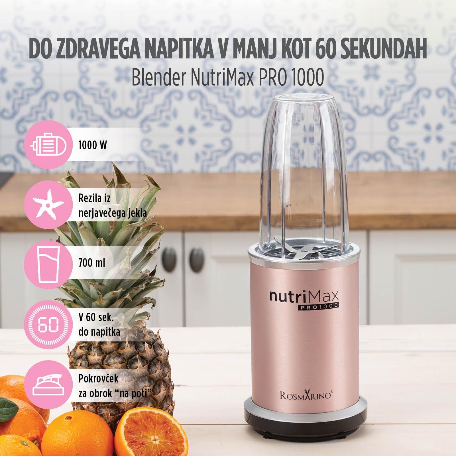 NutriMax PRO 1000 Mixer : : Home & Kitchen