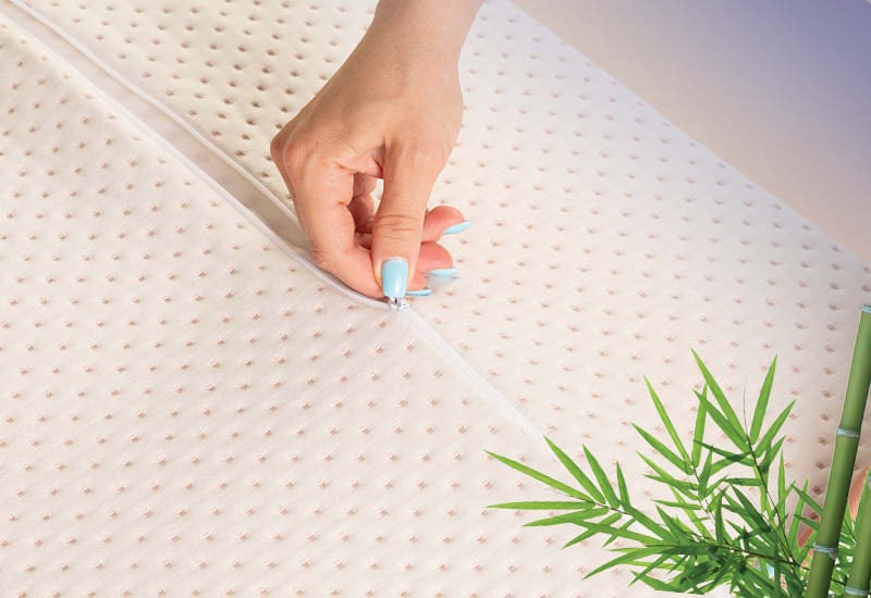 Bambusova vlakna za naravno odvajanje vlage.