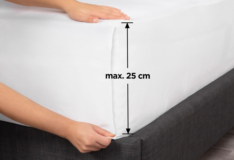 Tudi za višja ležišča, do 25 cm.