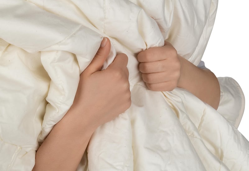 Odeja, ki diha s teboj.