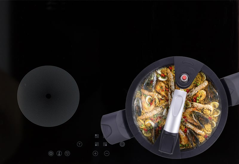 Za vse vrste kuhalnih površin, tudi indukcijo.