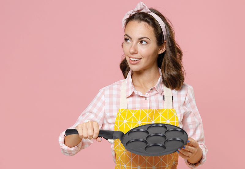 Neoprijemljiv premaz za enostavno peko in še bolj preprosto čiščenje.