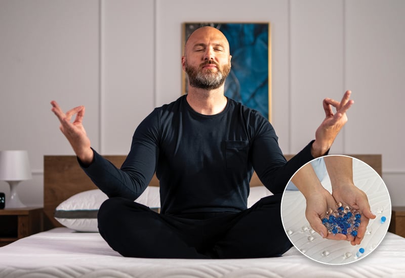 Naj nič ne zmoti tvojega spanca. Uravnavanje temperature za svež in suh občutek.