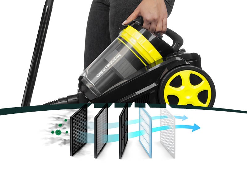 Filter HEPA 13 za še bolj čist zrak. 