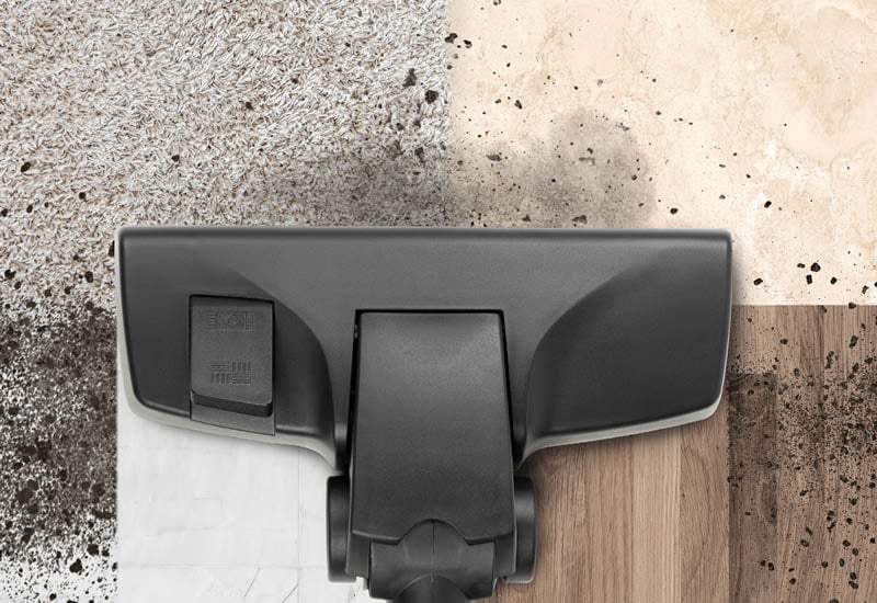 Čiščenje vseh vrst površin, brez napora.