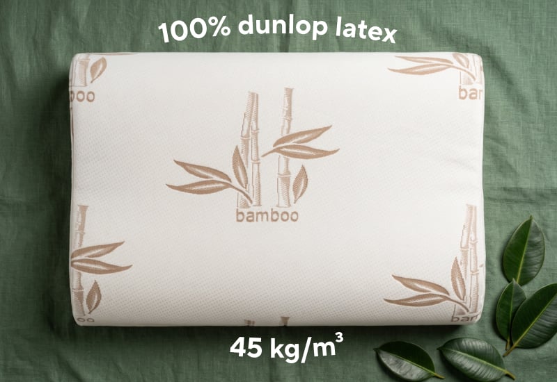 100 % naravni lateks Dunlop za dolgotrajno in stabilno podporo