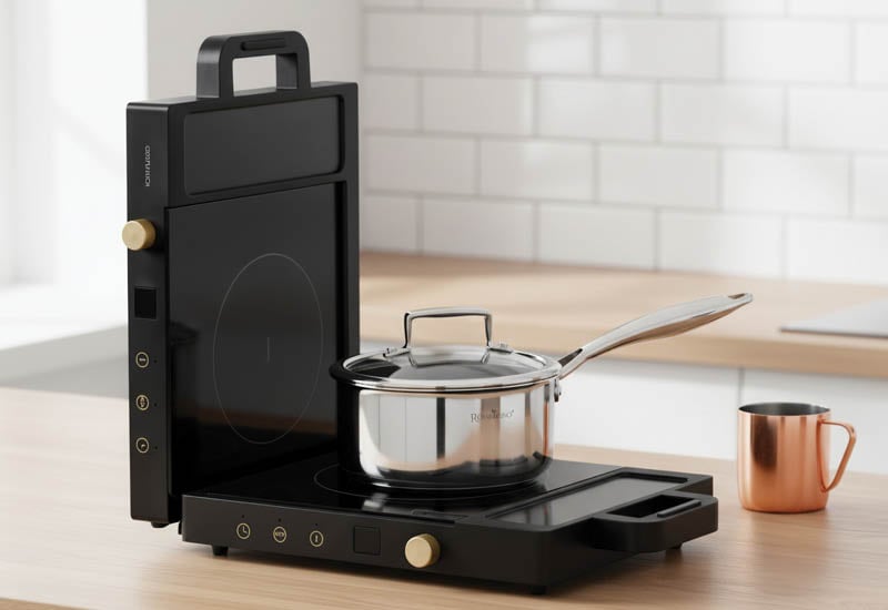 Dvojna moč za hitro kuhanje kjer koli.