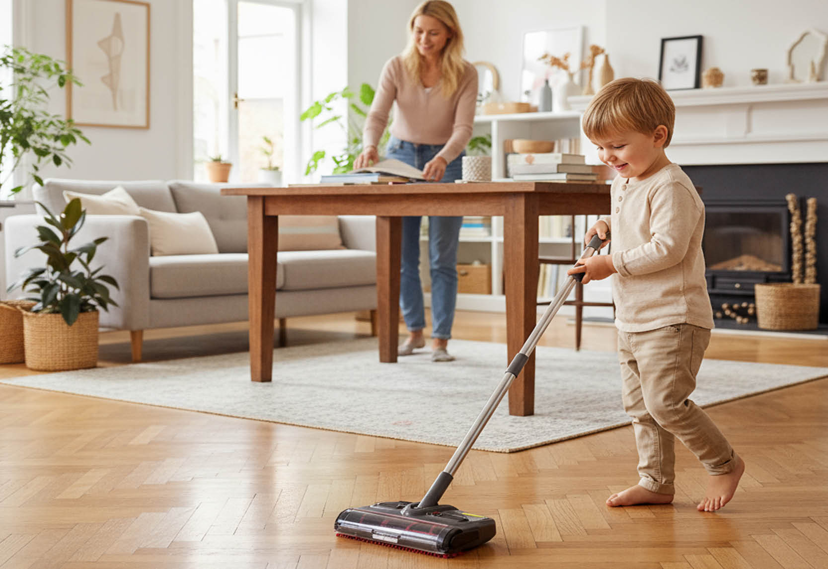 Enostavno upravljanje in tiho delovanje.