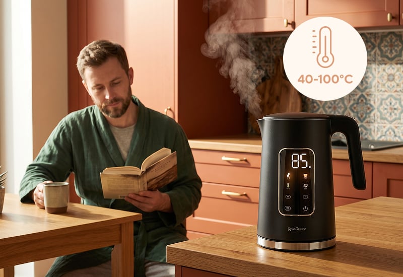 Natančna nastavitev želene temperature