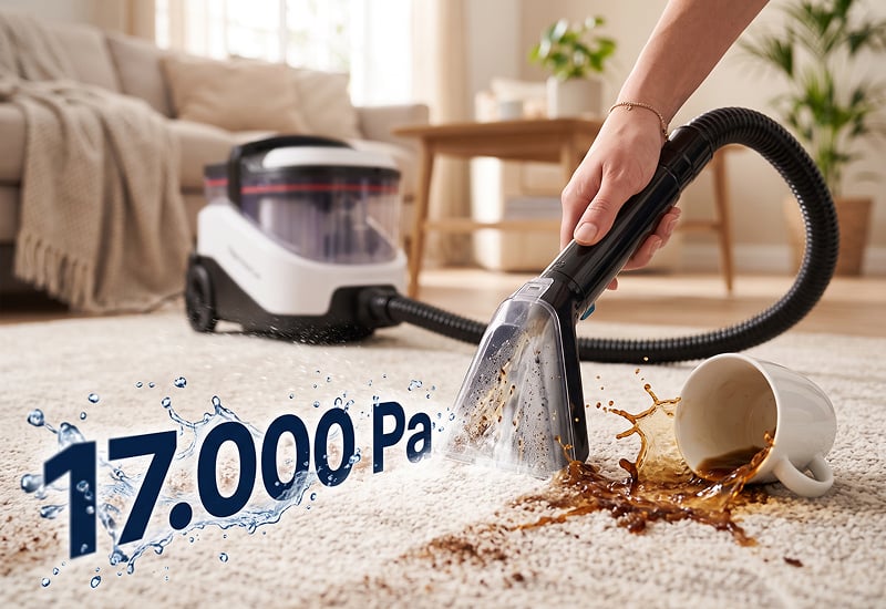 Izjemna sesalna moč DeepClean za hitro sušenje