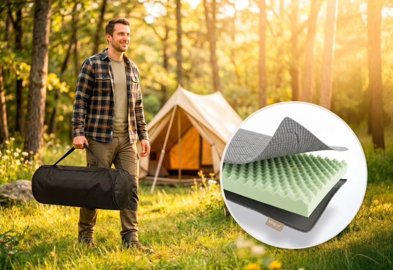 5 cm popolnega udobja kjerkoli