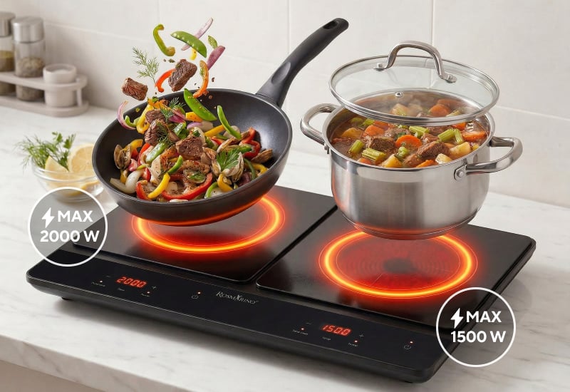 Dve kuhališči, dvojna moč