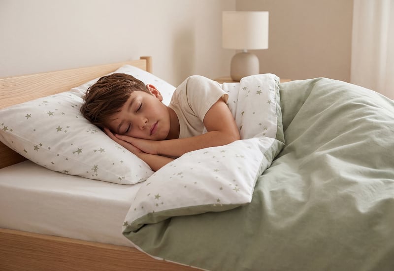 Sladek otroški spanec se začne z mehko posteljnino