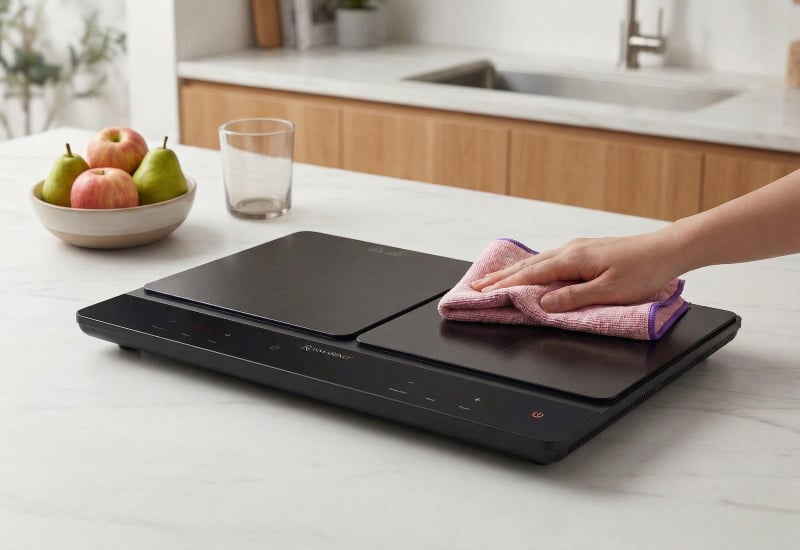 Elegantna mat steklena površina