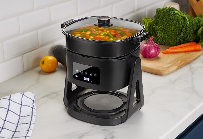 Kuhanje kot na štedilniku.