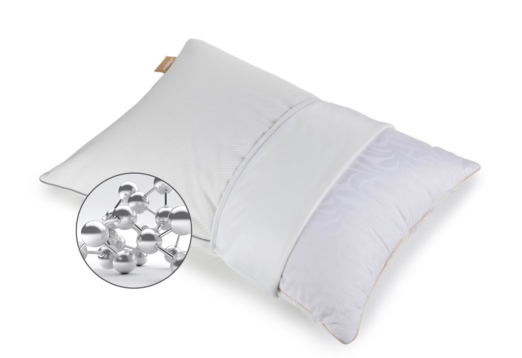 Z ioni srebra za učinkovit boj proti bakterijam.