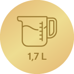 Kapaciteta 1,7 L