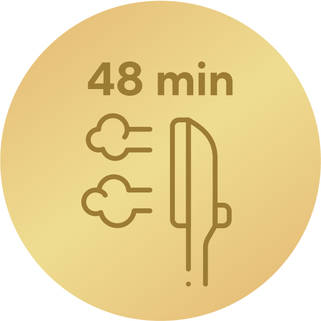 Do 48 minut neprekinjenega likanja