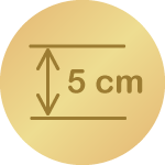 5 cm udobja na vseh podlagah