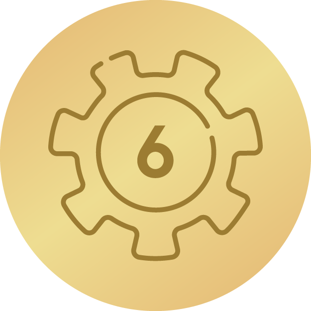 6 prednastavljenih programov