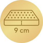 9 cm čistega udobja