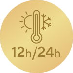 Toplo do 12 ur, hladno do 24 ur