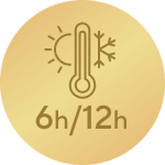 Toplo do 6 ur, hladno do 12 ur