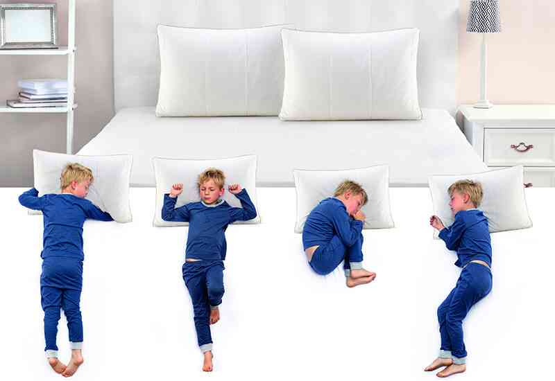 Idealna izbira ne glede na otrokov položaj spanja
