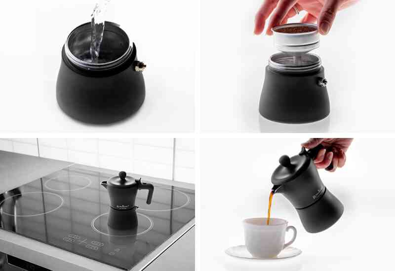 Priprava kave v le 4 korakih
