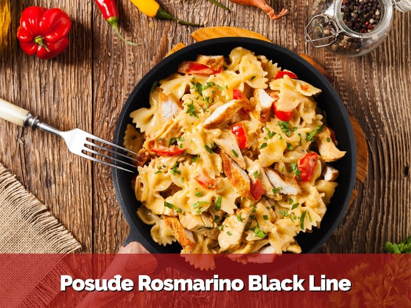 Posuđe Rosmarino Black Line