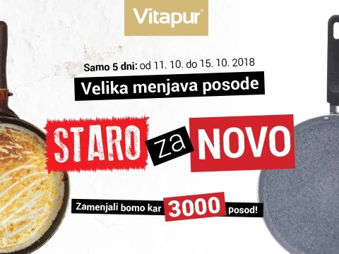 Velika menjava posode STARO za NOVO