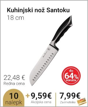 Kuhinjski nož Santoku