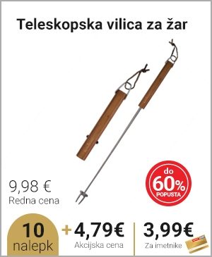 Teleskopska vilica za žar