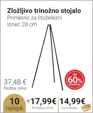 Zložljivo trinožno stojalo